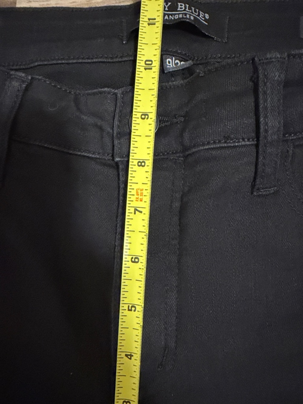 Judy Blue Capri Fit Denim Jeans Black Women's Size 9/29 Cotton Blend Stretch - Picture 7 of 9